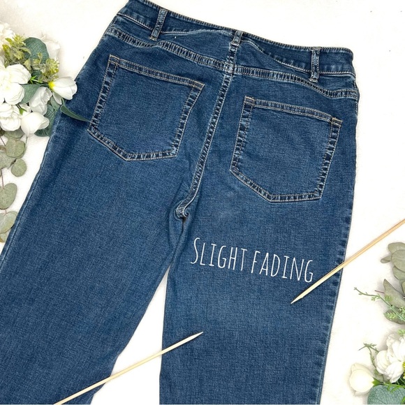 J. Jill Jeans Boot Cut Tried and True Fit Stretch Denim Blue 4 - Picture 9 of 16